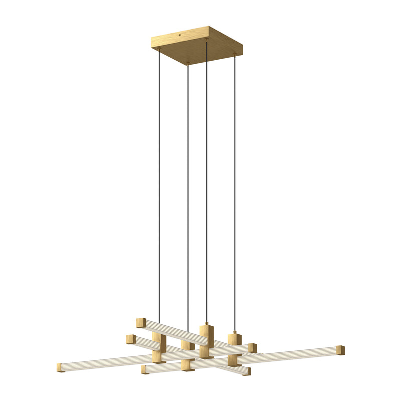 Blade Chandelier by Kuzco - Brushed Gold