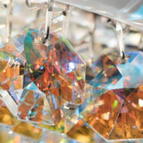 Blink S60 Pendant by Masiero, Finish: Matt White, Gold Leaf, Crystal: Cut Crystal, Crystals From Swarovski,  | Casa Di Luce Lighting