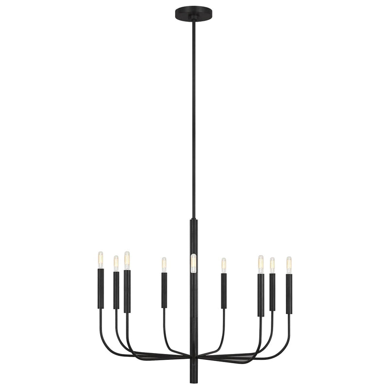 Brianna Chandelier by ED by Ellen DeGeneres, Finish: Aged Iron, Number of Lights: 9
