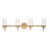 Brook Vanity Light By Eurofase - Four Lights Brass
