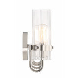 Brook Vanity Light By Eurofase - Three Lights Nickel Side View