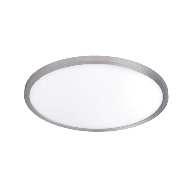 7″/11″/15″ Round Ceiling and Wall Mount by W.A.C. Lighting, Color: Brushed Nickel, Size: Small, Color Temperature: 3000K | Casa Di Luce Lighting