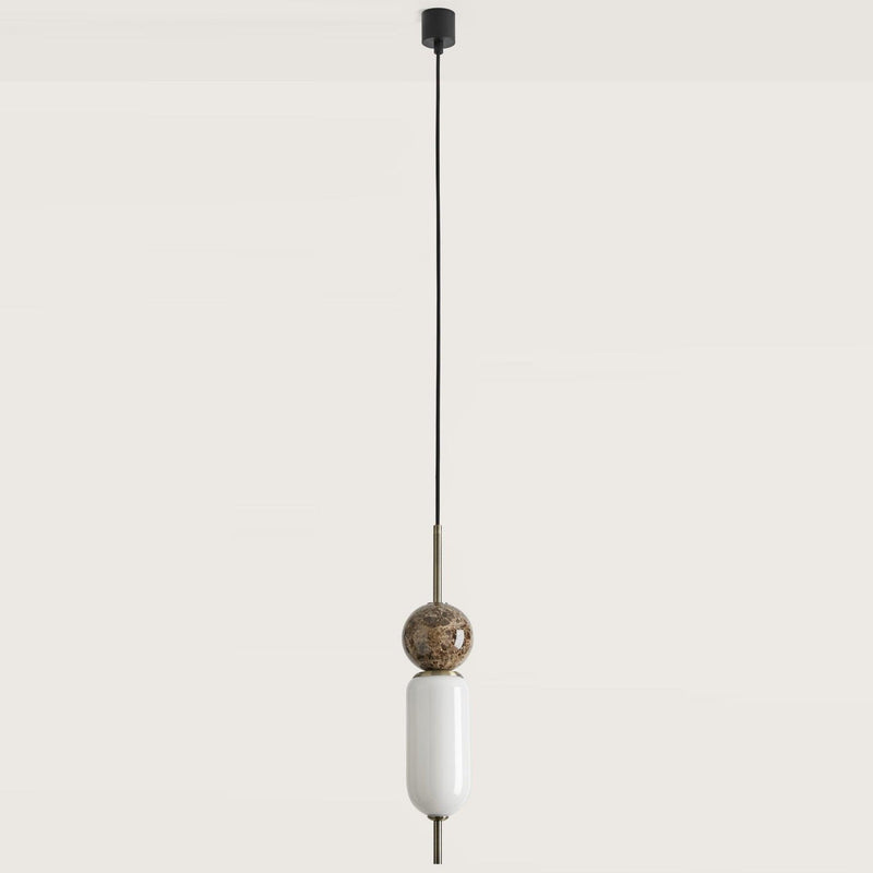Bronze-Brown Marble Anet Pendant Light by Aromas Del Campo