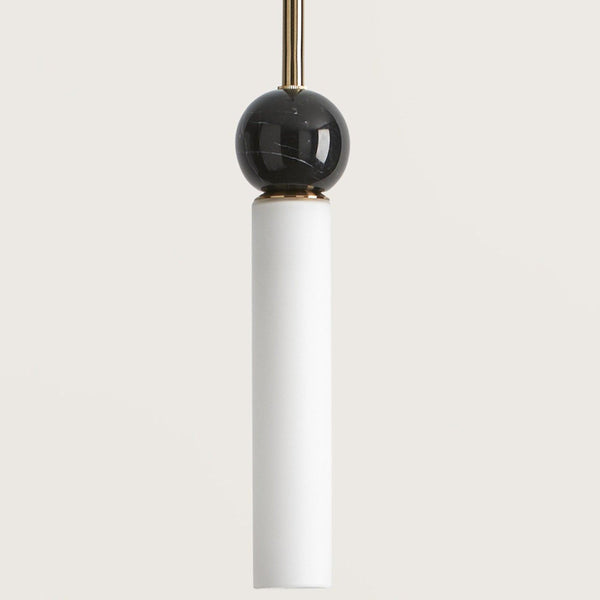 Aged Gold-Black Marble Delie Pendant Light by Aromas Del Campo
