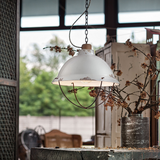 Industrial Large Cage Pendant - Lifestyle View
