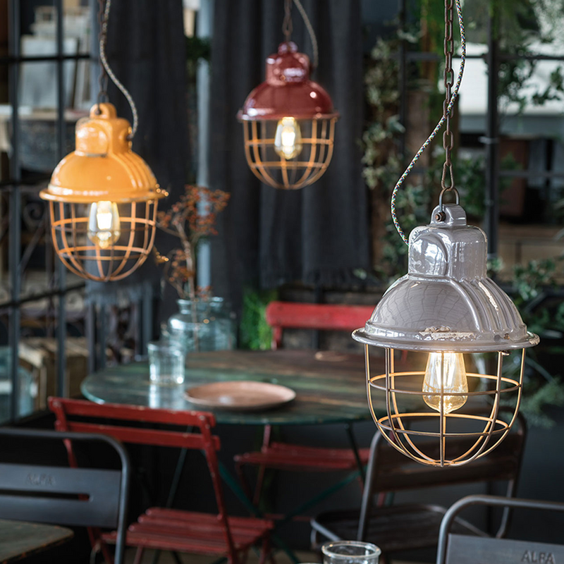Industrial Cage Pendant - Lifestyle View