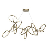 CELESSE CHANDELIER BY HUBBARDTON FORGE, FINISH: SOFT GOLD; ACCENT FINISH: SOFT GOLD, | CASA DI LUCE LIGHTING