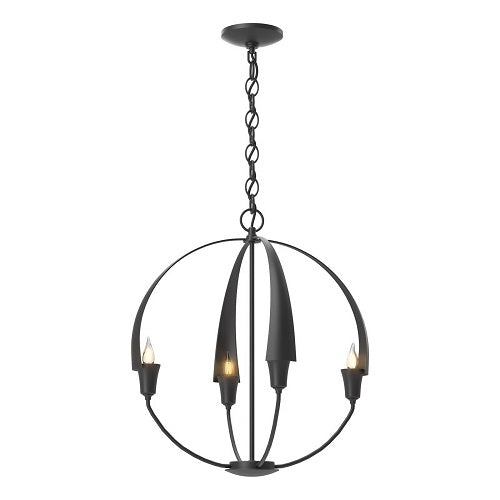 CIRQUE SMALL CHANDELIER BY HUBBARDTON FORGE, FINISH: BLACK, , | CASA DI LUCE LIGHTING