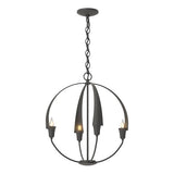 CIRQUE SMALL CHANDELIER BY HUBBARDTON FORGE, FINISH: NATURAL IRON, , | CASA DI LUCE LIGHTING
