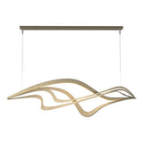 CROSSING WAVES LED PENDANTBY HUBBARDTON FORGE, FINISH: SOFT GOLD, , | CASA DI LUCE LIGHTING
