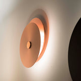 Eclipse Wall Light By CVL, Finish: Satin Copper & Satin Copper