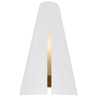 Cambre Sconce Small By Kelly Wearstler-Matte White