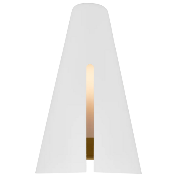Cambre Sconce Small By Kelly Wearstler-Matte White