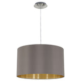 Maserlo Pendant Light by Eglo, Color: Cappucino/Gold, Size: Small,  | Casa Di Luce Lighting