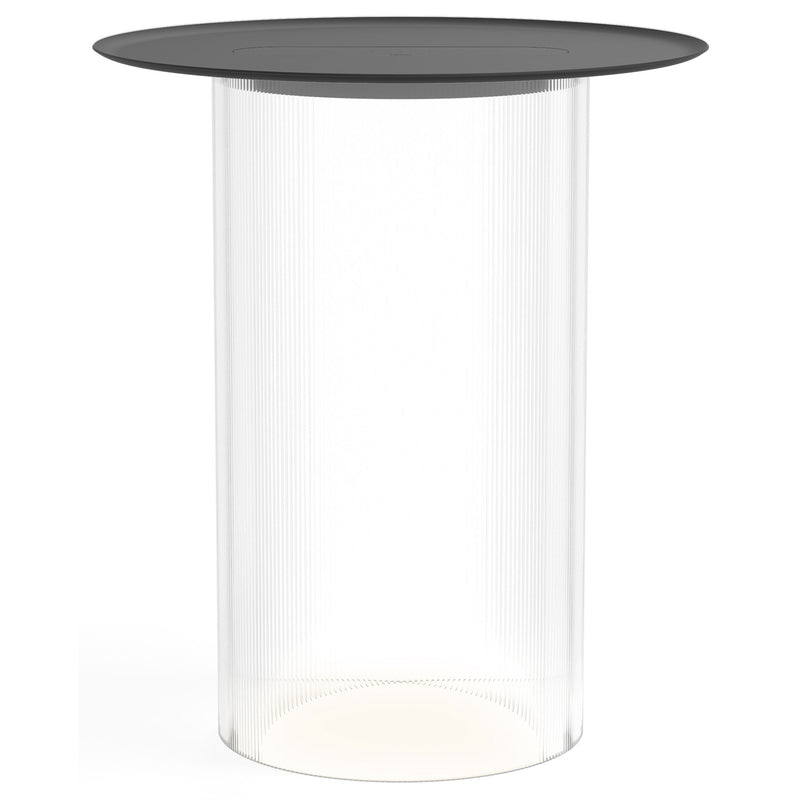 Carousel Charging Floor Lamp By Pablo, Finish: Clear, Color: Black