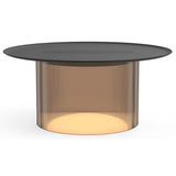 Carousel Table Lamp By Pablo, Size: Large, Finish: Bronze, Color: Black, Tray: Large