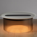 Carousel Table Lamp By Pablo, Finish: Bronze, Color: White, Size: Medium