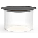 Carousel Table Lamp By Pablo, Size: Large, Finish: Clear, Color: Black, Tray: Small