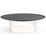 Carousel Table Lamp By Pablo, Size: Small, Finish: Clear, Color: Black, Tray: Large