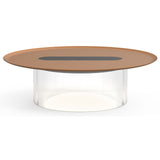 Carousel Table Lamp By Pablo, Size: Small, Finish: Clear, Color: Terracotta, Tray: Large