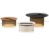 Carousel Table Lamp By Pablo, Finish: Clear / Bronze, Color: White / Terracotta / Black, Size: Small / Medium