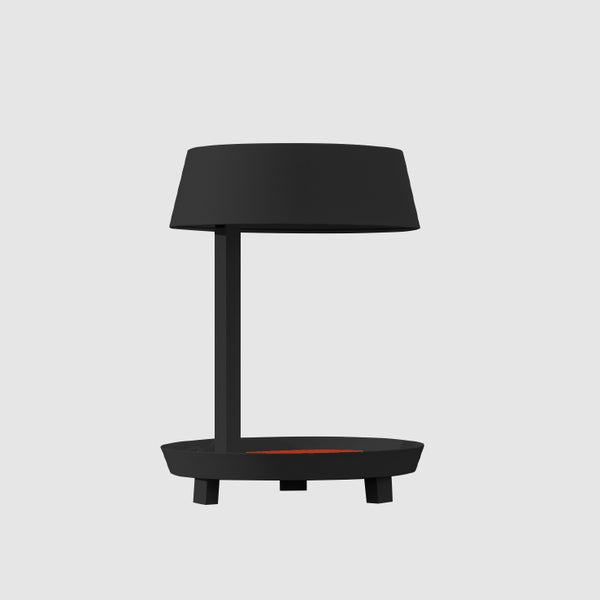 Carry Table Lamp By Seed, Matte Black Red, Size: Medium