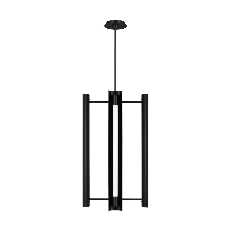 Carson Four Light Pendant By Kelly Wearstler-Midnight Black Front View
