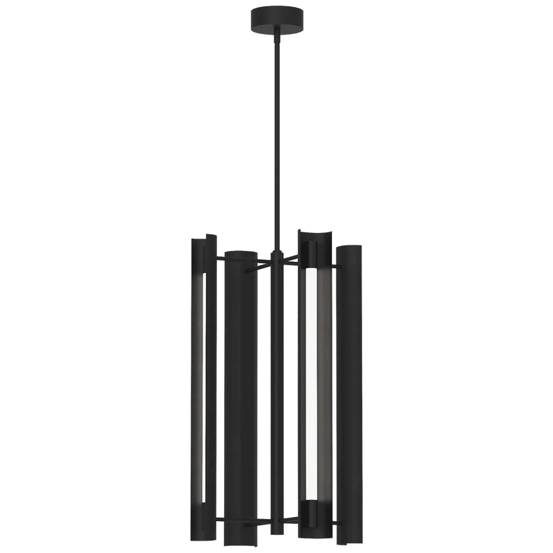 Carson Four Light Pendant By Kelly Wearstler-Midnight Black Side View