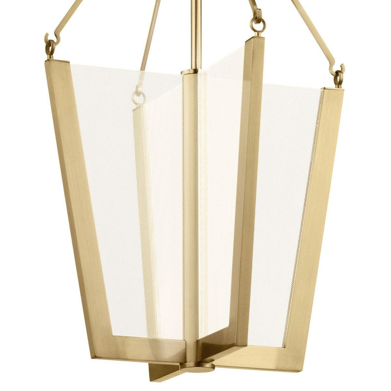 Calters Pendant Light - Champagne Gold Detailed