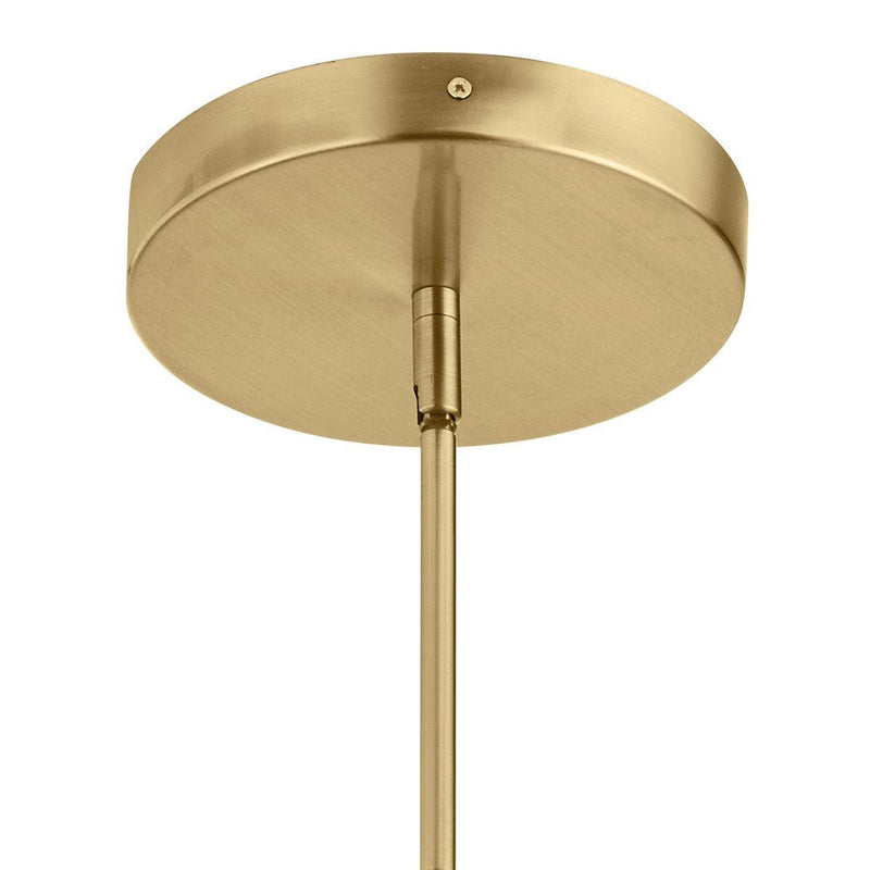 Calters Pendant Light - Champagne Gold Ceiling Plate