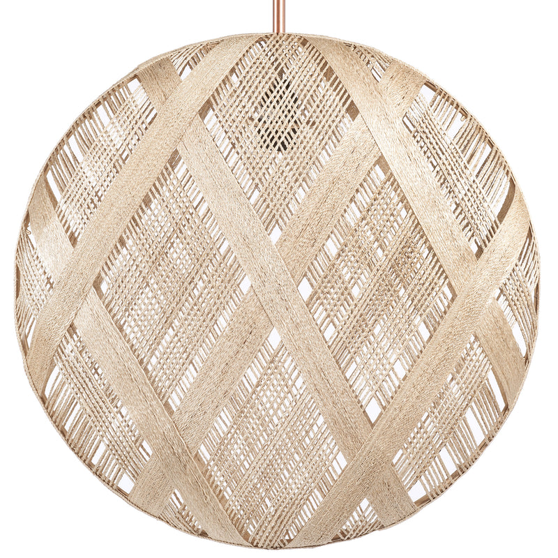 Chanpen Diamond Suspension By Forestier, Finish: Natural, Size: Large