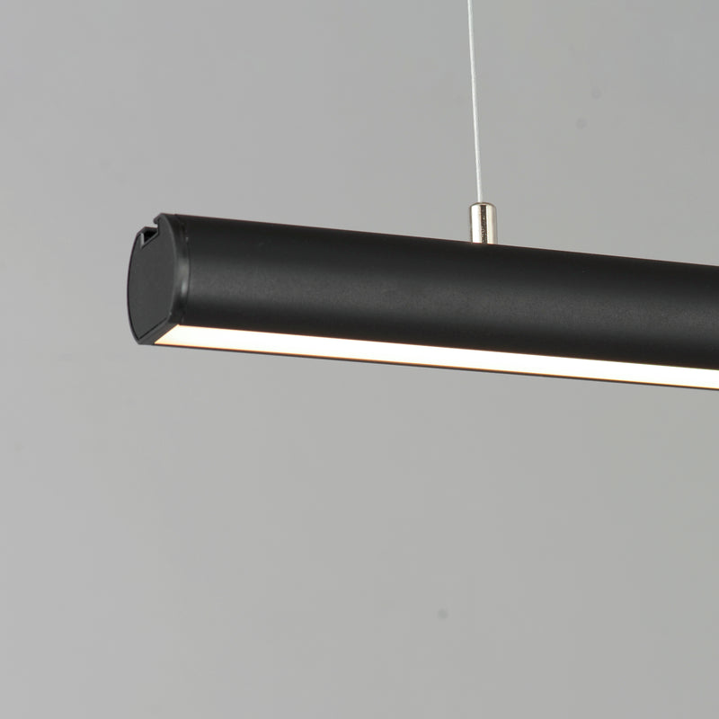 Continuum Linear Pendant Light By ET2 Small Black Finish