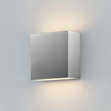 Cubed Outdoor Wall Sconce By ET2 Medium SA Finish