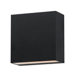 Cubed Outdoor Wall Sconce By ET2 Small Black