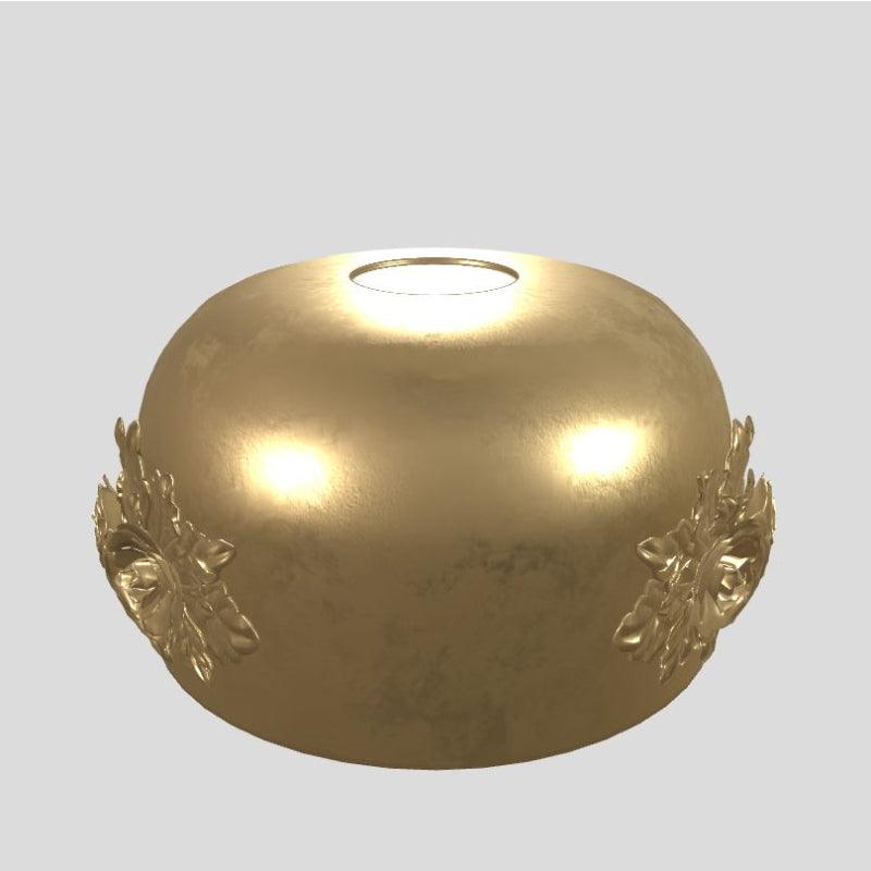 Gold Dame A2 Wall Lamp by Masiero