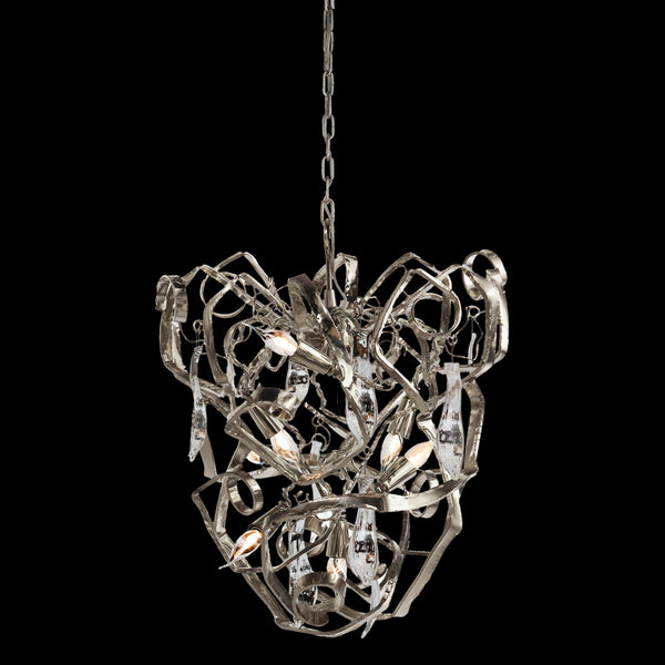 Delphinium Conical Chandelier by Brand Van Egmond - Nickel