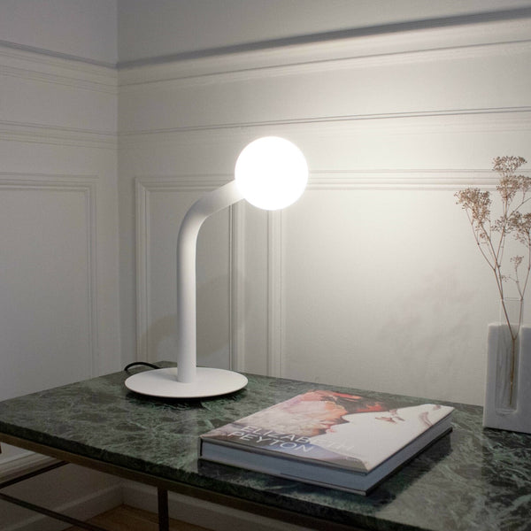 Dot Table Lamp By Toss B, Finish: White