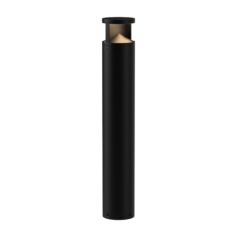 Dover Outdoor Bollard by Kuzco - Large, Black in white background