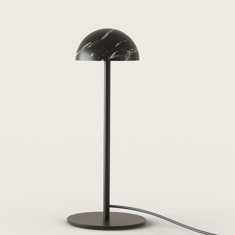 Dussa Table Lamp By Aromas Del Campo, Finish: Black, Color: Black Marble