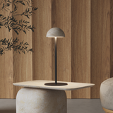 Dussa Table Lamp By Aromas Del Campo, Finish: Black, Color: Travertine 