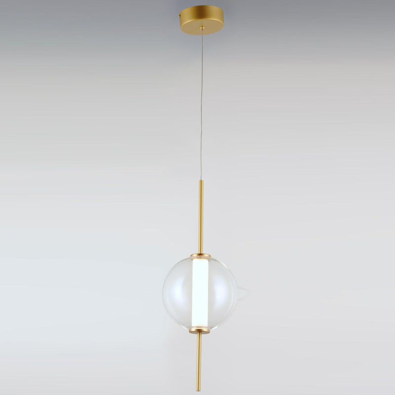 Gold Axle Pendant Light by ET2