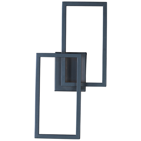 Black Traverse Outdoor Wall Light by ET2