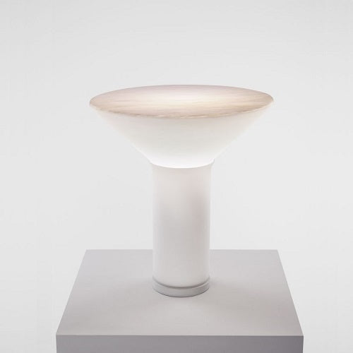 ERA TABLE LAMP BY A-EMOTIONAL LIGHT, HAND-CRAFTED GLASS: WHITE, , | CASA DI LUCE LIGHTING