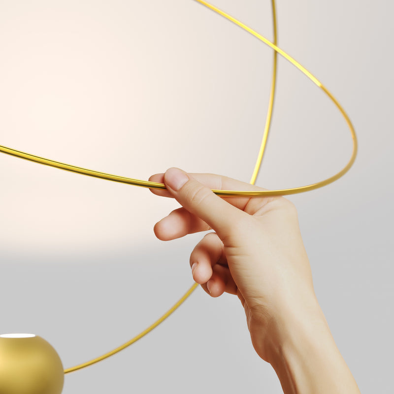 Elara Suspension By Lodes, Finish: Gold