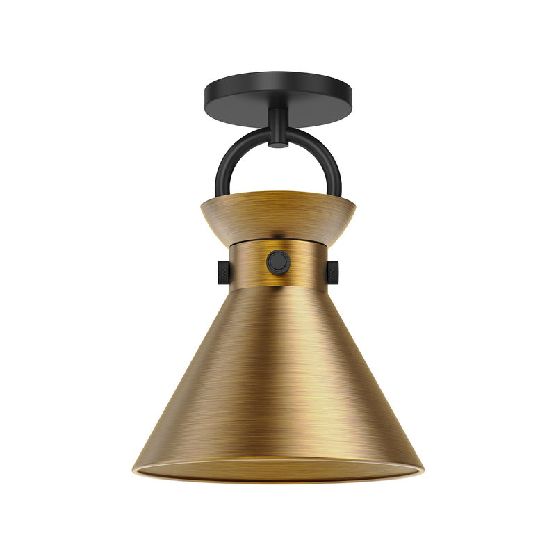 Emerson Ceiling Light By Alora Mood - Matte Black/Aged Gold