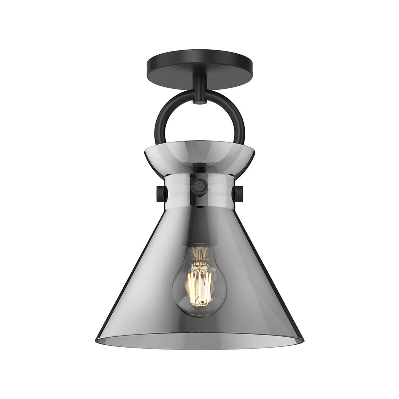 Emerson Ceiling Light By Alora Mood - Matte Black/Smoked
