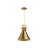 Emerson Pendant Light By Alora Mood - Small, Aged Gold