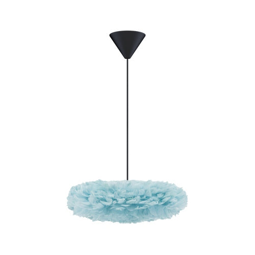 Eos Esther Pendant by Umage - Mini, Blue, Cord Set Black, Canopy hanging in the kitchen