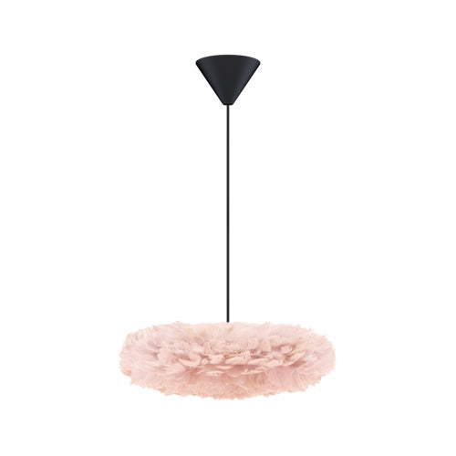 Eos Esther Pendant by Umage - Mini, Rose, Cord Set Black, Canopy hanging in the kitchen