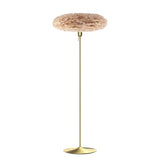 Eos Esther Floor Lamp By Umage – Large, Brown, Brushed Brass, Floor Lamp Installed in the bedroom, living, and dining room
